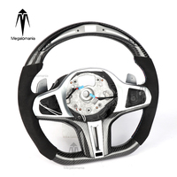 Volant en fibre de carbone LED mis à niveau par lots, adapté aux BMW M3 M4 M5 M6 M8 X3M G20 G28 G29 G30 G32 G38 G11 G12 G05 G01 G02
