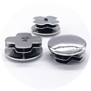Tapón de tubo galvanizado de 32 mm de diámetro y 13 mm de altura para cubrir patas de muebles, tipo botón - Product Image 2