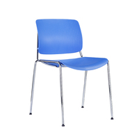 Vente en gros de chaises de bureau avec accoudoirs en PP mobilier pour salle de classe chaises de conférence en plastique bon marché pour salle de formation