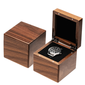 Boîte de rangement pour montres en bois naturel à prix avantageux, étui de voyage pour montres, organisateur pour hommes et femmes - Product Image 4