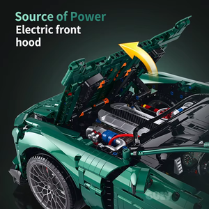 GULY 10662 Creative 1:8, Juego de Bloques de Construcción de Coche Deportivo a Control Remoto, Modelo de Coche de Carreras F1, Juguete de Ladrillos para Niños, Regalo para Niños - Product Image 4