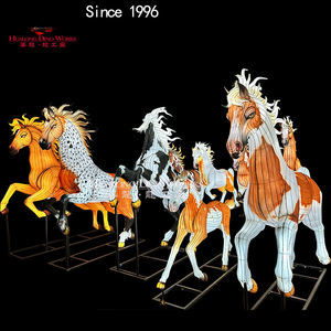 Праздничный фонарь, китайские традиционные тканевые фонари, в натуральную величину, фонари, художественные инсталляции для коммерческого декора - Product Image 2