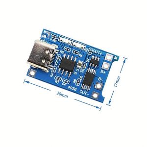 Placa de Carga Tp4056 para Baterías de Litio 18650, Módulos de Controlador de Energía de 5V 1A, Protección Contra Sobrecalentamiento y Cortocircuitos, Montaje SMT/THT - Product Image 2