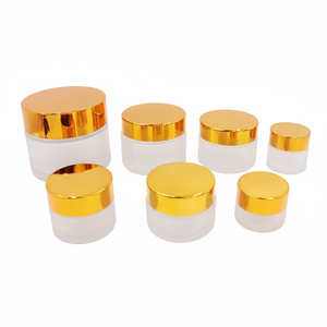 Frascos de Vidrio Esmerilado Transparente con Tapas para Crema, 50g, Venta Directa de Fábrica - Product Image 1