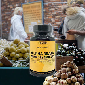 Cápsulas de Suplementos Naturales Nootrópicos Alpha GPC con Certificación GMP de Marca Privada Personalizada para Mejorar la Memoria y la Concentración en Adultos - Product Image 3