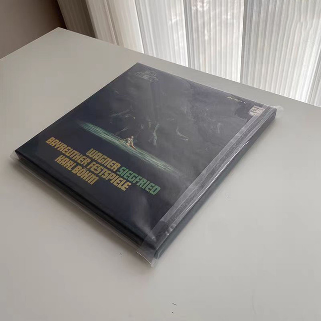 Dustproof Plastic OPP Self-Adhesive Vinyl Record Sleeves 12 Inch Clear Thick 4LP Custom Label Paper/Carton Box Packaging