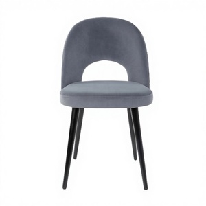 Chaise de salle à manger pivotante moderne de style nordique de luxe tendance en velours pour la maison, le restaurant, la salle de réunion - Mobilier d'intérieur contemporain - Product Image 2