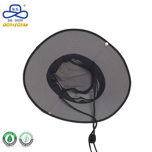 アウトドアハイキング通気性サンハットひも付きカスタムクイックドライバケット帽子メンズファッションフィッシャーマンハット - Product Image 6