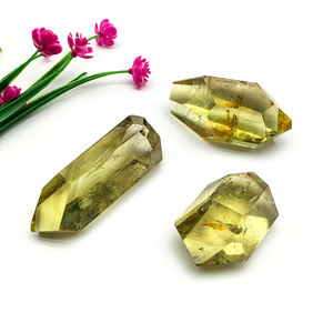 Piedras preciosas de cristal citrino arcoíris de alta calidad al por mayor, artesanía citrino pulido, piedra curativa, forma libre, cae a la venta - Product Image 3