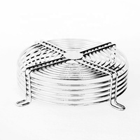 Grille de protection industrielle pour radiateur et condenseur-Protection en maille d'acier inoxydable revêtue de PVC noir pour une ventilation et une sécurité maximales