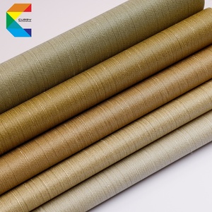 Papier peint tissé ignifuge de vinyle de texture de preuve de fumée de moule pour l'intérieur d'hôtel - Product Image 4