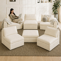 Canapé modulaire sectionnel pour salon, meubles de luxe, canapé sectionnel confortable, ensemble de canapés modernes