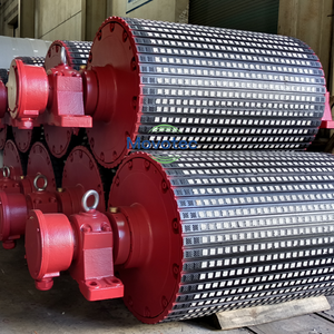 मोटरयुक्त पुली हेड ड्राइव ड्रम टेंशन मोड़ पुली स्टेनलेस स्टील और गोदामों के लिए कुल खदान सीमेंट उद्योग - Product Image 5