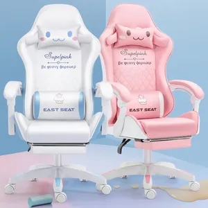 Lovely Cute <strong>Bedroom</strong> Office E-sport Cartoon Gaming <strong>Chair</strong> with Pillow Gaming <strong>Chair</strong> <strong>pink</strong> - Product Image 5