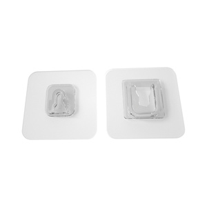 Adesivo biadesivo trasparente trasparente senza punzonatura appendiabiti da parete adesivo da parete ganci appendiabiti forte - Product Image 5