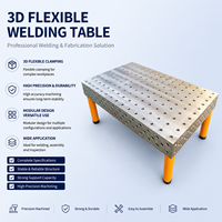 Tables de soudage industrielles directes d'usine, poste de travail de soudage flexible 3D nitruré pour charges lourdes