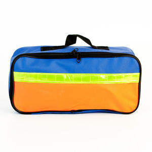 Kit de herramientas de emergencia para coche, 32x18x9Cm, juego de primeros auxilios de tela Oxford, Kit de rescate portátil para exteriores, 9 piezas, azul, naranja, amarillo - Product Image 2