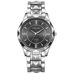 นาฬิกาข้อมือผู้ชายแฟชั่นล่าสุดระดับไฮเอนด์ ขายดีข้ามพรมแดน ดีไซน์พรีเมียม ไม่ใช่แบบกลไก สายสแตนเลส ขนาด 40 มม. พร้อมปฏิทิน สำหรับนักธุรกิจ - Product Image 4