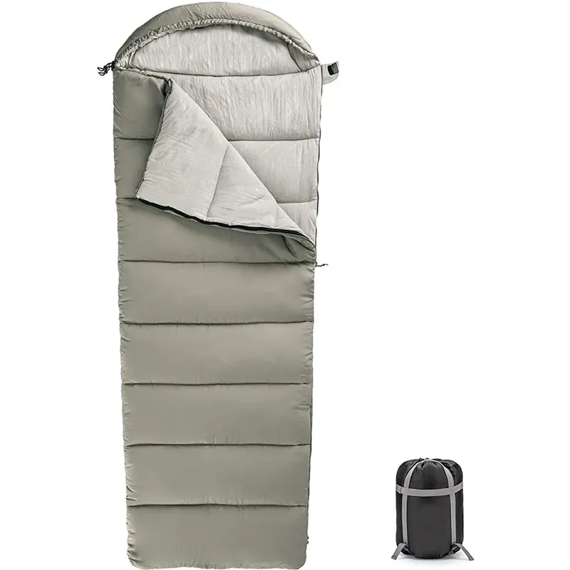 Camping Sleeping Bag Three Season Warm Cool Weather - Lightweight, Waterproof for Adults And Kids Camping Gear Equipment