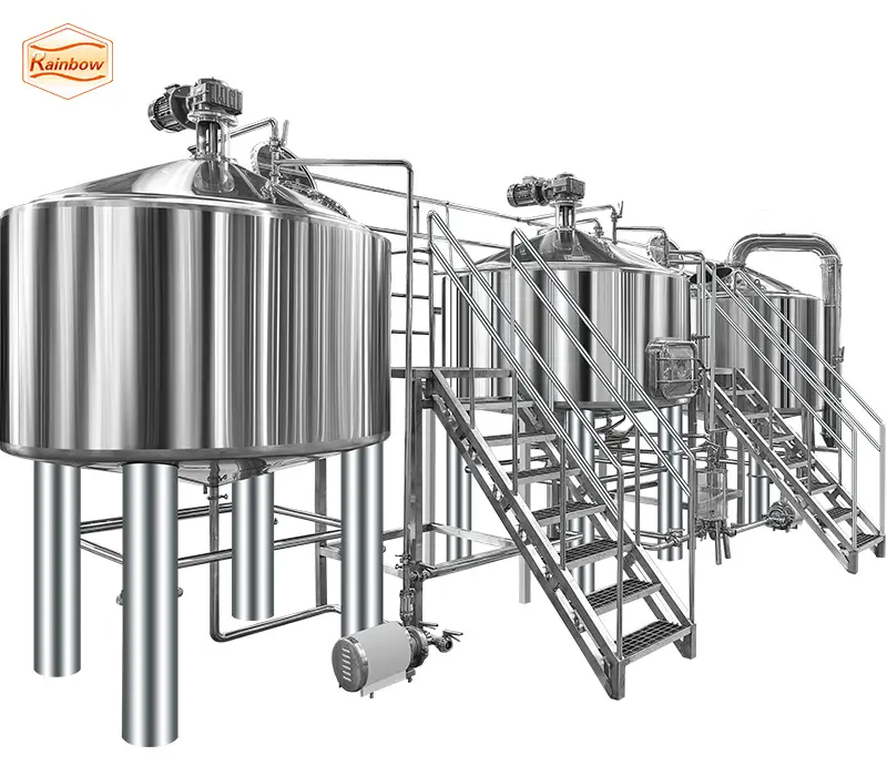 Micro-brasserie Tun 30HL, 3000 l, en acier inoxydable, équipement d'usine de brassage de bière, chauffage à vapeur, 220 l