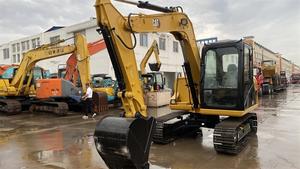 Mini-excavatrice sur chenilles hydraulique d'occasion certifiée EMC, Caterpillar CAT307, équipement de construction, pompe hydraulique KYB - Product Image 3