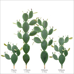 Vente en gros Grande plante Bonsaï Fleur en plastique <span class=keywords><strong>Cactus</strong></span> artificiel pour décoration de salle à manger - Product Image 3