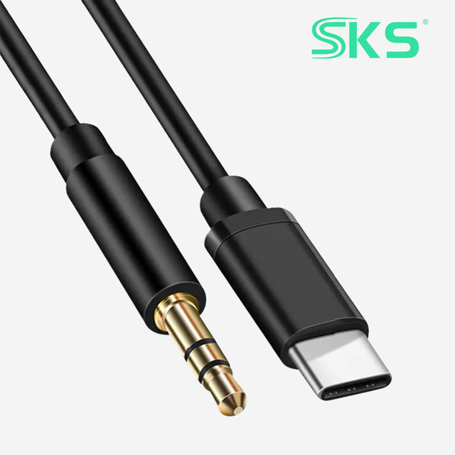 USB C to 3.5mm Audio Cable USB Audio Cable C Type Cable Fast Charge AUX Cord for Car Speaker Headphone