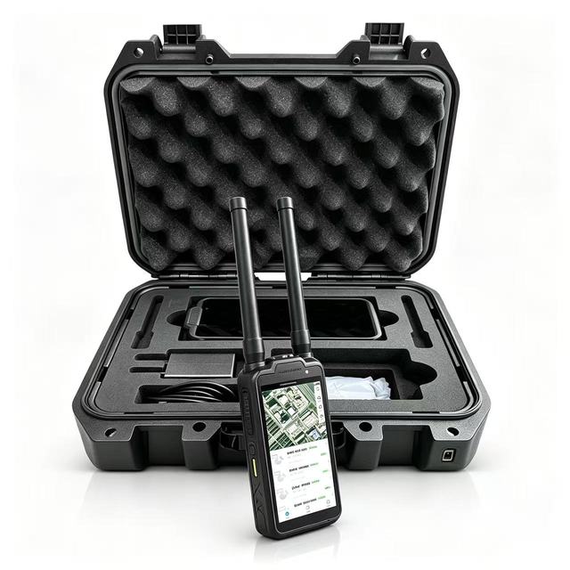 High Sensitivity Handheld FPV Detector 70MHz - 6GHz WiFi Detection UAV Radio Direction Finder Public Security Alarm Device