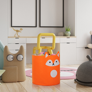 Cesta de almacenamiento de <span class=keywords><strong>ropa</strong></span> <span class=keywords><strong>sucia</strong></span> de fieltro grueso plegable <span class=keywords><strong>para</strong></span> bebé, juguetes <span class=keywords><strong>para</strong></span> niños, black Friday, 11,11 - Product Image 5