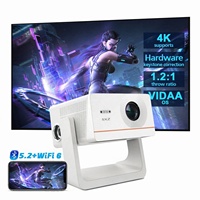 Proyector de Video Inteligente Vidaa-TV Láser 4K Nativo 1080P Oficial, 600ANSI de Alto Lumen, para Cine, Reuniones, WiFi, Digital