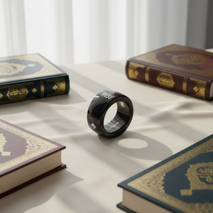 Islamic Electronic Rosary Ring Prayer Reminder Ring With the Function of <strong>Calling</strong> and <strong>Praying</strong> Tally Counter Zikr Counter Ring - Product Image 1