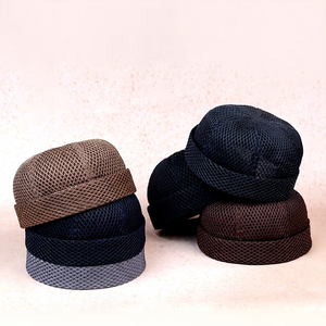 Gorro Islámico AL-JANNAT Imaan Air Cap de Color Sólido, Malla Transpirable, para Hombre, para Primavera y Verano - Product Image 1