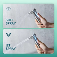 Pulvérisateur de bidet musulman Shattaf, auto-nettoyant, douche de bidet, pistolet de pulvérisation Petra Streamline, douche à main, ensemble de pulvérisateur de bidet pour toilettes