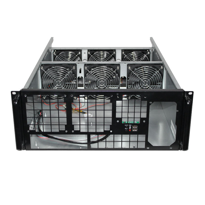 Adapter 6 GPU 8 GPU Server Case Frame Chassis 4U Rackmount GPU System