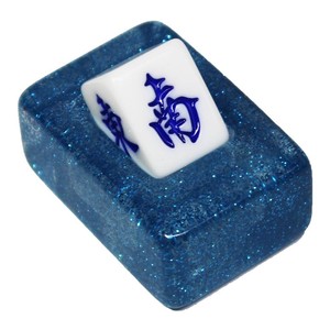 Mahjong Americano de Cristal Grabado, Duradero, Ecológico, Rectangular, con Indicador de Viento, Código Zhuangzi, Dados del Sudeste y Noroeste - Product Image 5