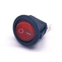 Interrupteur à bascule rond 6A Best-seller d'usine avec lumière rouge 220V avec le plus populaire
