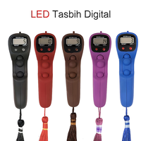 Cadeau islamique, tasbih numérique à LED pour musulmans, compteur électronique de prières, compteur de chapelet électronique, 10 couleurs, perles de tasbih à main