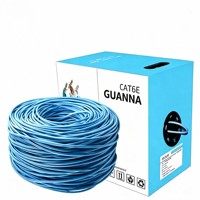 Cable Ethernet UTP Cat6a Cat6 de 305m, 10Gbps, CCA 23AWG, Precio Inmejorable, Cable de Red al por Mayor para CCTV y Servidores
