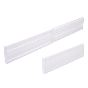 Extendable <b>Drawer</b> Divider White Rectangle Drill Free Concealed <b>Storage</b> Clothing Organizer Kitchen Wardrobe Organization - Product Image 1