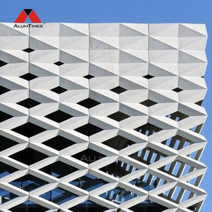 แผ่นผนังอลูมิเนียม 3 มิติ ดีไซน์ทันสมัย เคลือบ PVDF สำหรับตกแต่งภายนอกอาคาร - Product Image 5