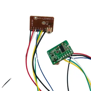 Mando a distancia QQF C 4CH RC, 27MHz, circuito PCB, transmisor y receptor, sistema de Radio para coche de juguete