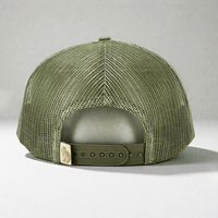 Gorra de Béisbol Deportiva Ajustable con Parche de Cuero Personalizado y Logotipo Bordado, Gorra Trucker de Camuflaje de 7 Paneles de Alta Calidad 168