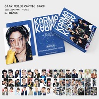 Nouvel Album Holographique Étoilé SK en Stock – Lot de 45 Photocards LOMO du Nouvel Album DOIT des Stray Kids – Merchandise KPOP Célébrité