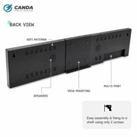 Écran LCD Barre Allongée Haute Résolution de 19 à 86 Pouces pour Vente en Gros, Lecteur Capacitif pour Taxis, Métros et Bus