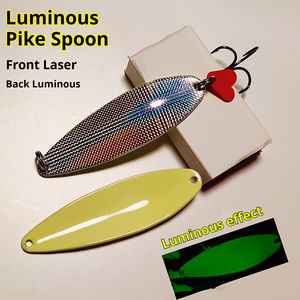 Leurre en métal américain en gros - Séquin réfléchissant au laser, appât à longue portée pour la pêche au bar, au brochet et au sandre - Product Image 4