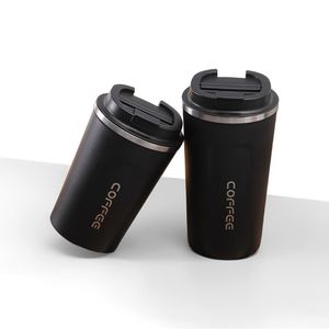 380ml 510ml Smart Temperature Display Eco-Friendly Stainless Steel Double Wall Vacuum <b>Coffee</b> Cup Leakproof Lid for Travel Office - Product Image 5