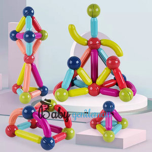 彩色透明立方体儿童亚克力积木，房屋形状Z13440D - Product Image 6