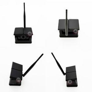 מערכת מצלמת רוורס אלחוטית 7 אינץ' 1080P AHD למשאית עם צג, ראיית לילה, פאנל סולארי מתכוונן 180 מעלות, גילוי הולכי רגל BSD - Product Image 2