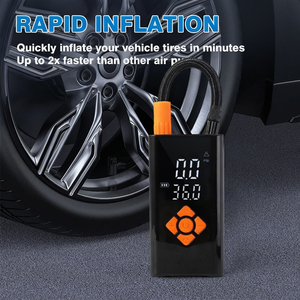 Pompa Udara Multifungsi Harga Terjangkau, Pompa Pengisi Tekanan Ban Elektrik Otomatis untuk Sepeda dan Mobil - Product Image 4