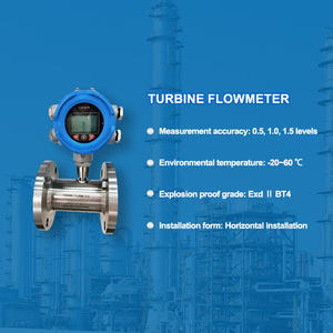 Промышленный турбинный расходомер для жидкостей, материал SS304/SS316L, точность +/-0.5%, с возможностью OEM-производства, для применения с водой и маслом - Product Image 4